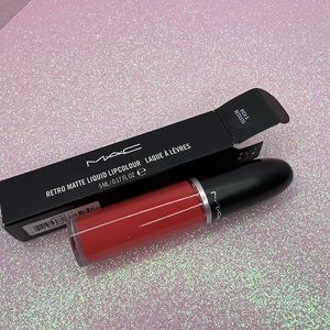 MAC Cosmetics, retro matte liquid lip color  in shade,“rich and restless”
